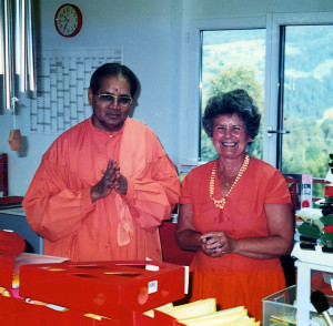 Swami Omkarananda and Satchi